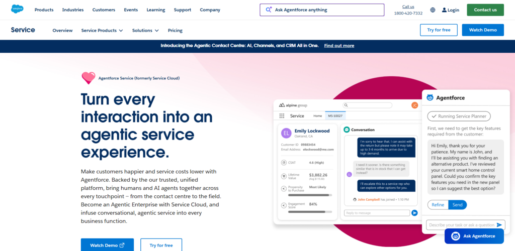Salesforce Service Cloud