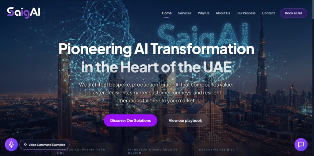 SaigAI Solutions (Dubai)