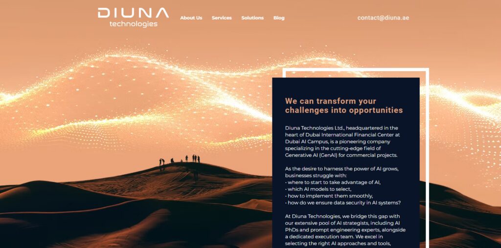 Diuna Technologies (DIFC, Dubai AI Campus)
