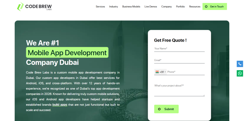 10 Best Dubai ChatGPT Integration Consultancies for Luxury 3 Code Brew Labs (Dubai)