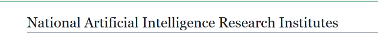 National Center for AI