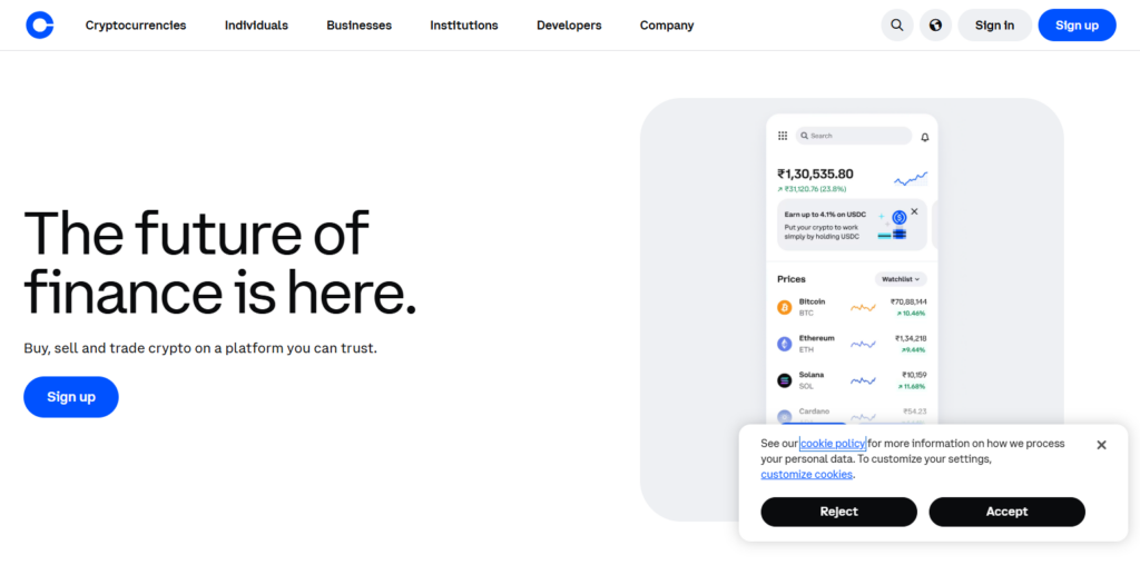 10 Best Crypto Exchanges Using Fully Homomorphic Encryption 3 Coinbase