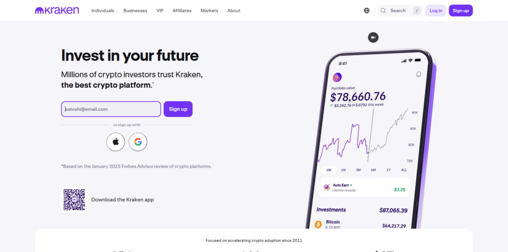 10 Best Crypto Exchanges Using Fully Homomorphic Encryption 2 Kraken