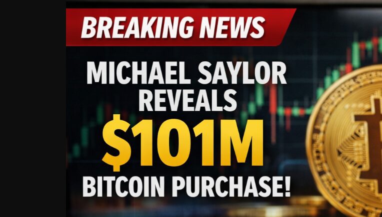 Breaking: Michael Saylor Reveals $101M Bitcoin Purchase