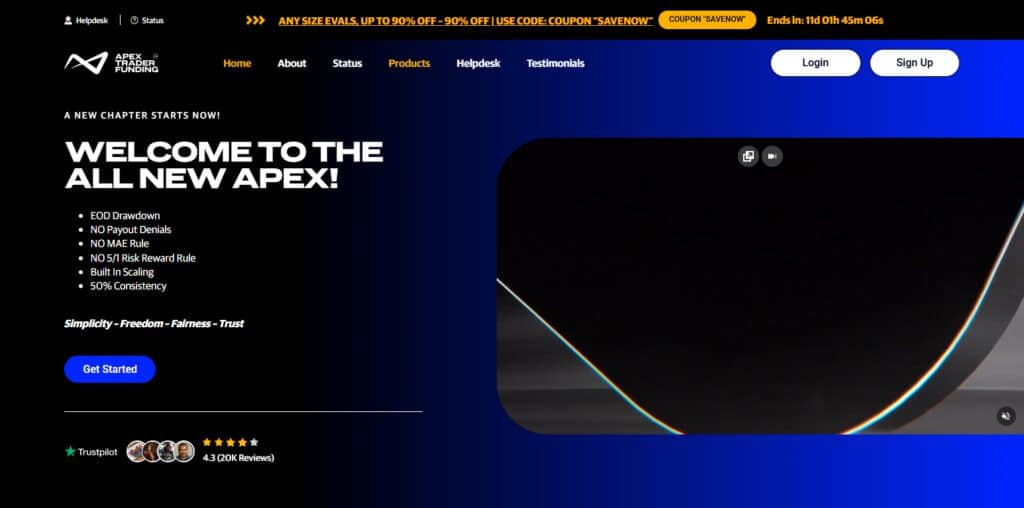 Apex Trader Funding – Futures HFT-Friendly Model