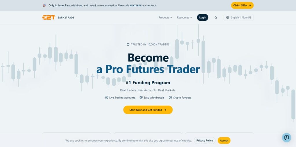 Earn2Trade – Educational Algo Environment