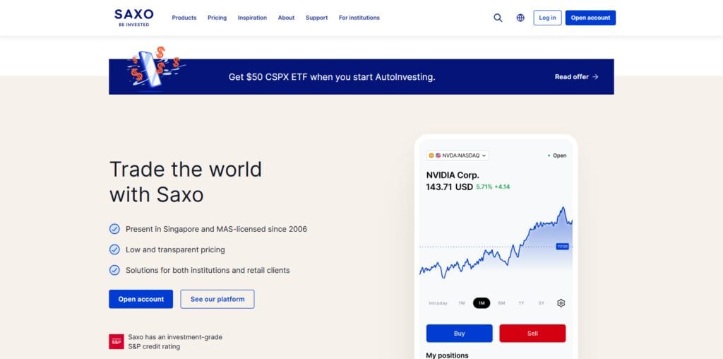  Saxo Bank – Premium Regulated Forex & Investment Broker