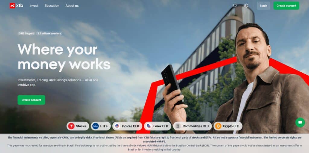 XTB - Fast Growing European Regulated Broker