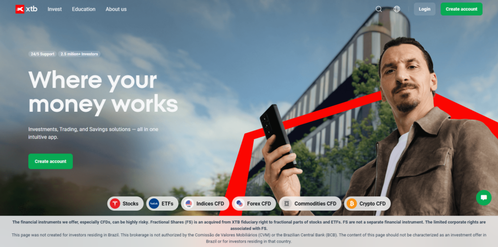 XTB - Fast Growing European Regulated Broker