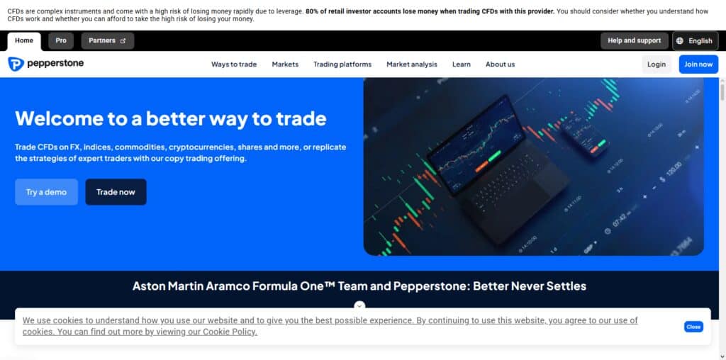 Pepperstone – ECN Execution & Ultra-Low Latency Broker