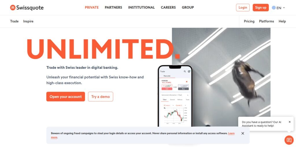 Swissquote – Forex Brokerage with Swiss Banking Security