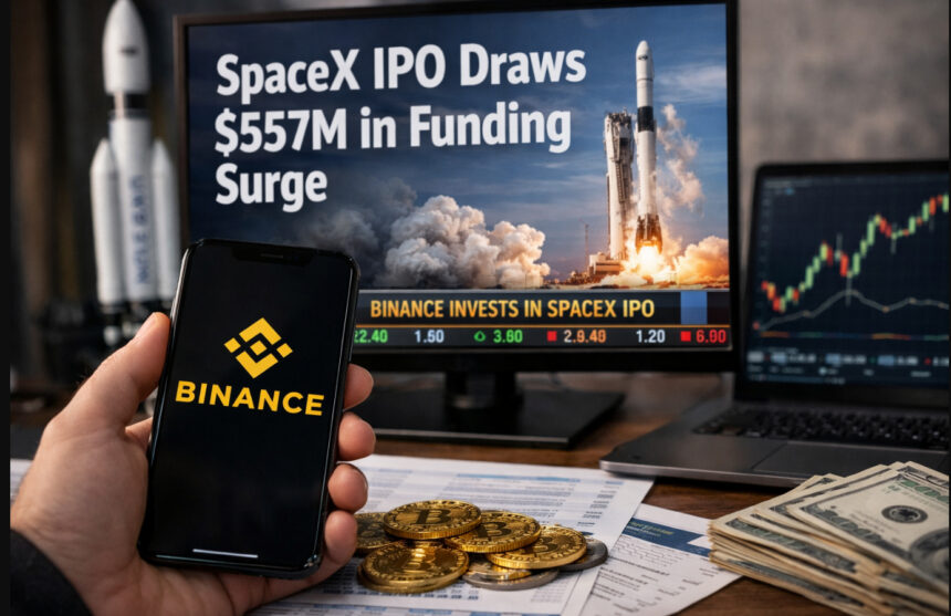 Binance Wallet SpaceX IPO Draws $557M in Funding Surge