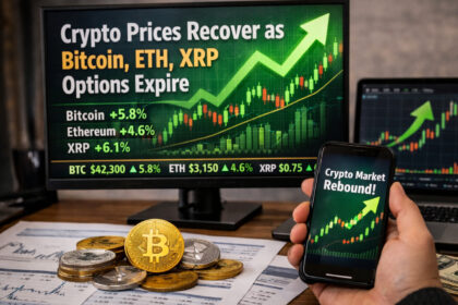 Crypto Prices Recover as Bitcoin, ETH, XRP Options Expire