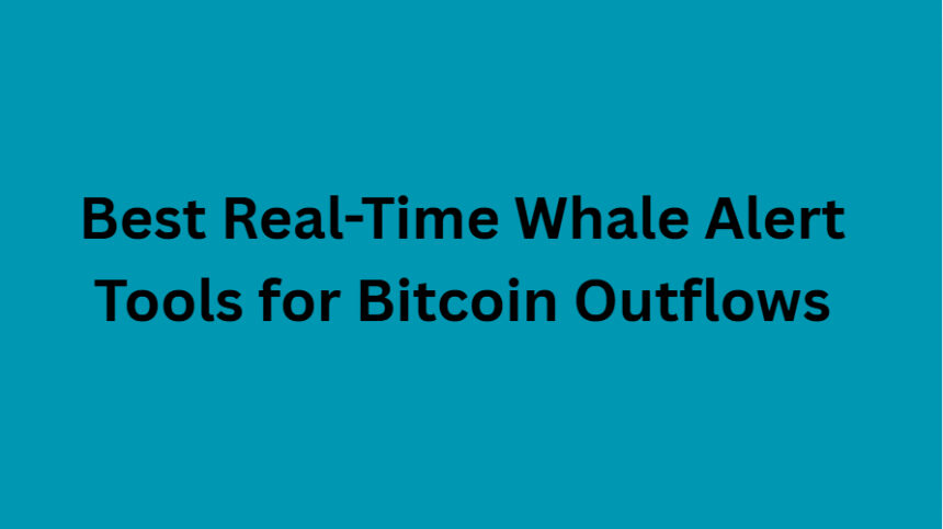 10 Best Real-Time Whale Alert Tools for Bitcoin Outflows