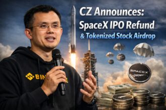 CZ Announces SpaceX IPO Refund, Tokenized Stock Airdrop