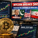Bitcoin Breaks $65K as Pakistan PM Confirms US-Iran Deal Update26