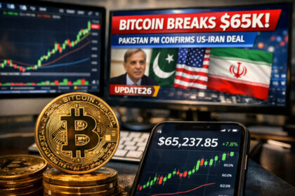 Bitcoin Breaks $65K as Pakistan PM Confirms US-Iran Deal Update26