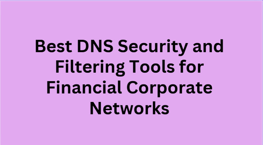 10 Best DNS Security and Filtering Tools for Financial Corporate Networks