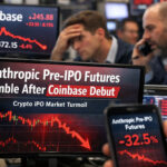 Anthropic Pre-IPO Futures Tumble After Coinbase Debut