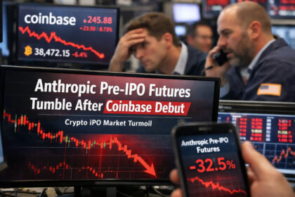 Anthropic Pre-IPO Futures Tumble After Coinbase Debut