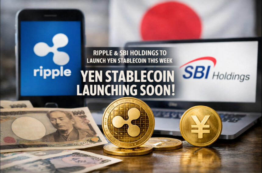 Ripple Affiliate SBI Holdings to Launch Yen Stablecoin This Week