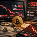 Bitcoin Rout Pushes STRC 26% Below Par, MSTR Hits New Low