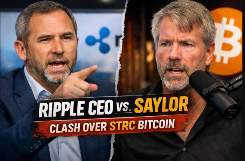 Ripple CEO Brad Garlinghouse Slams Saylor Over STRC Bitcoin