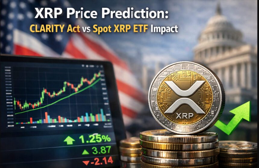 XRP Price Prediction: CLARITY Act vs Spot XRP ETF Impact