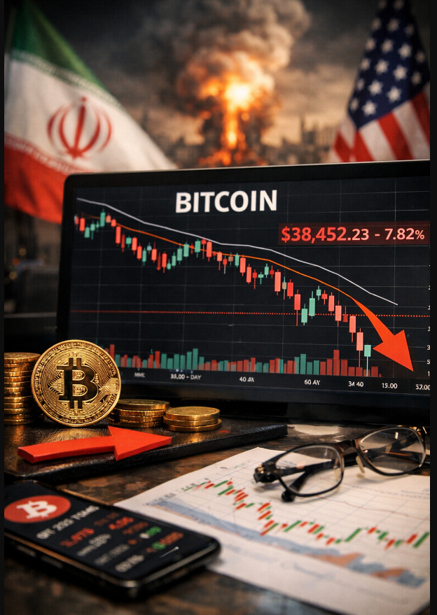 Bitcoin Drops as SMA Fails Amid Iran-US Tensions