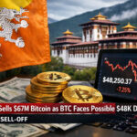 Bhutan Sells $67M Bitcoin as BTC Faces Possible $48K Drop