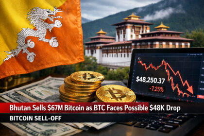 Bhutan Sells $67M Bitcoin as BTC Faces Possible $48K Drop