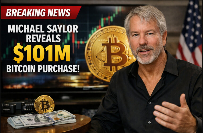 Breaking: Michael Saylor Reveals $101M Bitcoin Purchase