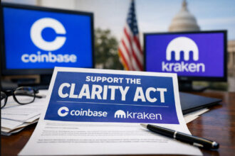 Coinbase, Kraken Back CLARITY Act Protections