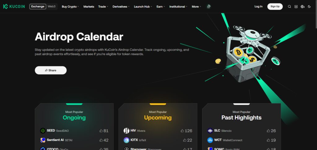 KuCoin Airdrops