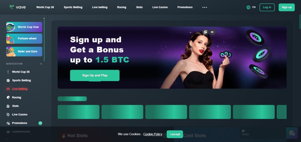  Vave Casino