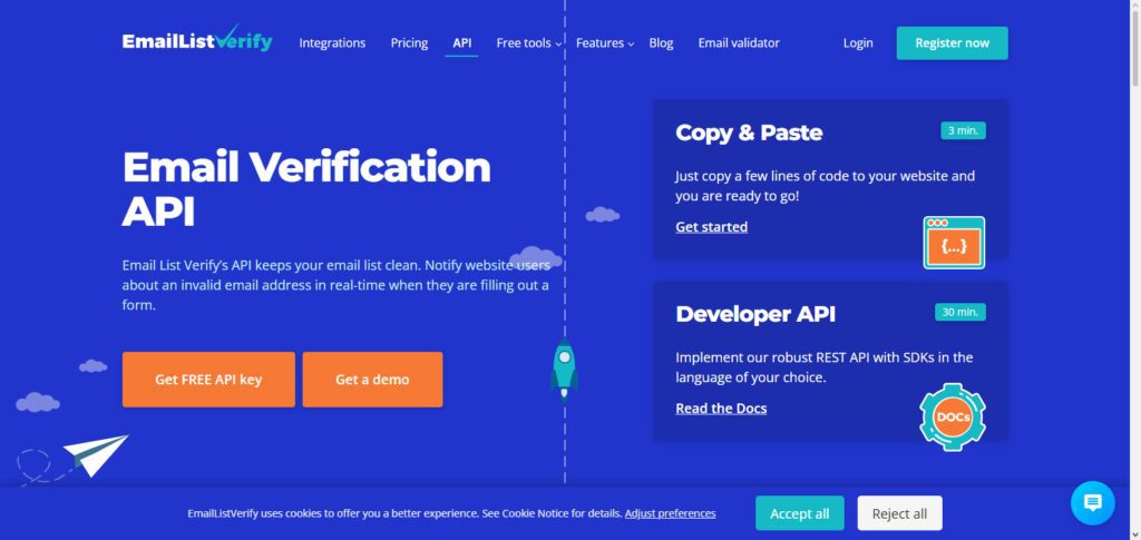 EmailListVerify API