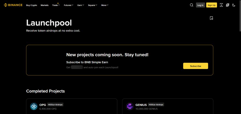 Binance Launchpad