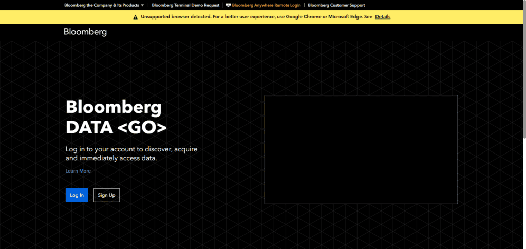 Bloomberg Economic Data API