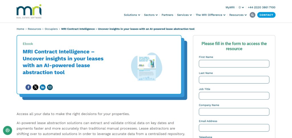 MRI Contract Intelligence