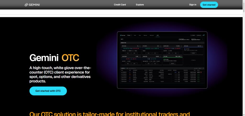 Gemini OTC