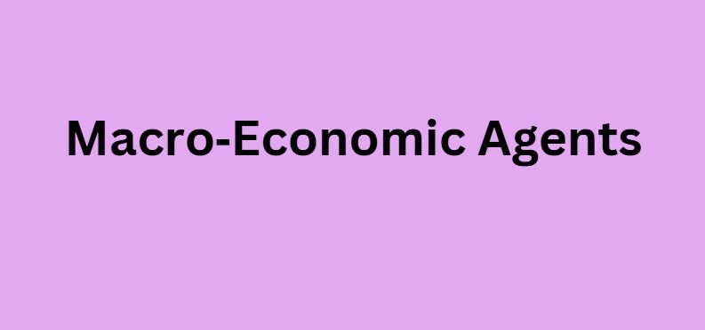 Macro‑Economic Agents