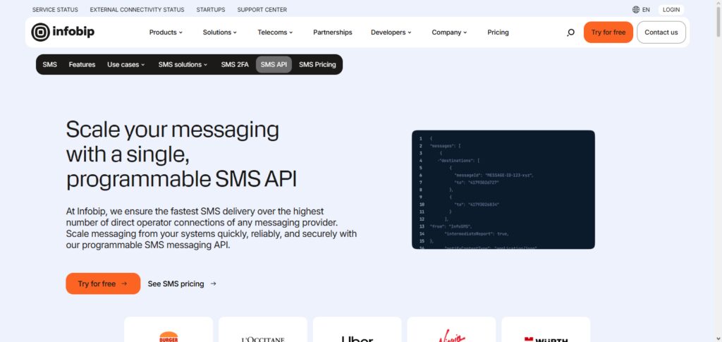 Infobip SMS API