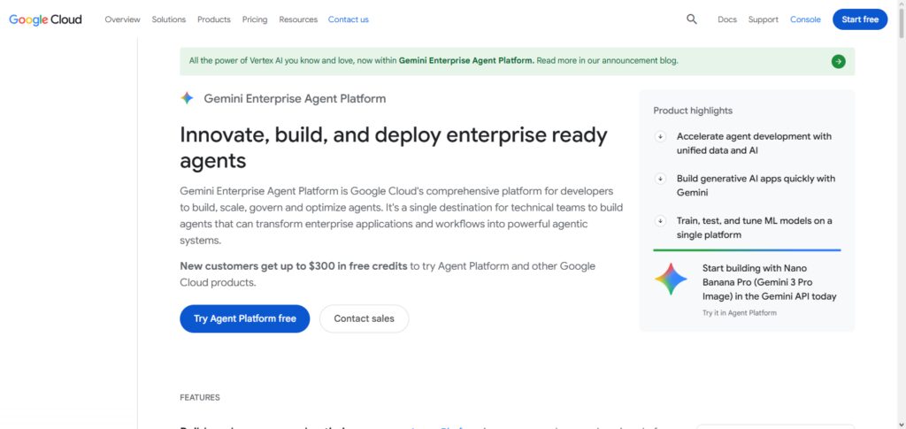  Google Vertex AI API