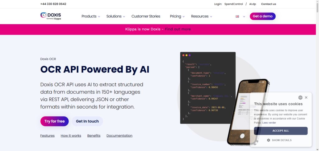 Klippa OCR API