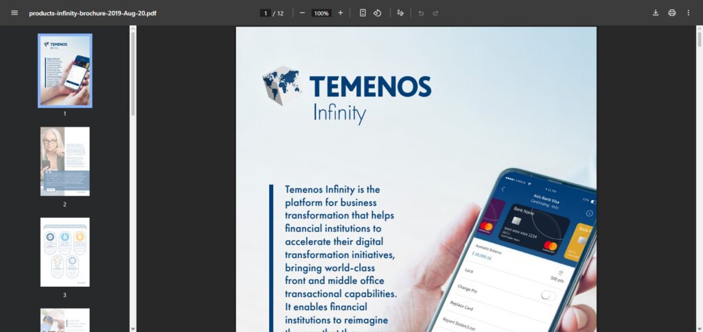 Temenos Infinity