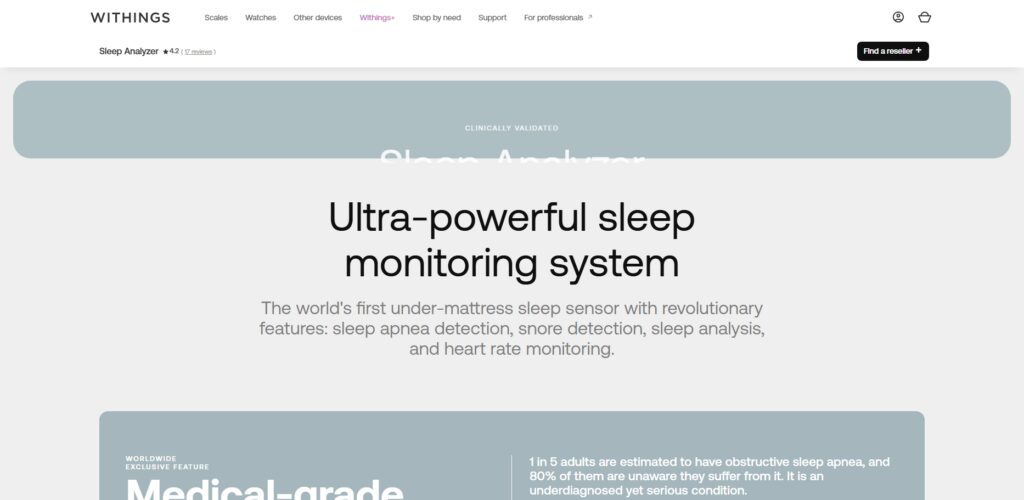 Withings Sleep Analyzer