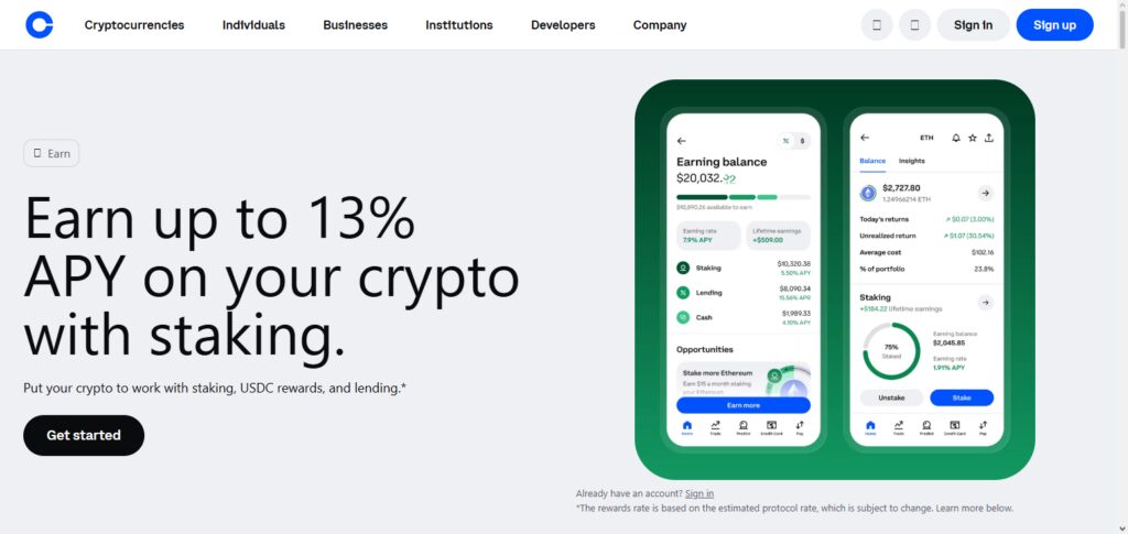 Coinbase Earn