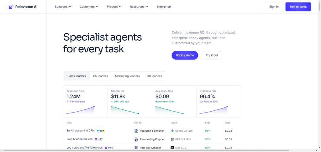 Relevance AI Agent
