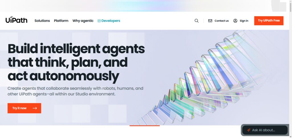 UiPath Browser Agent
