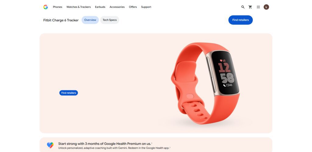 Fitbit Charge 6